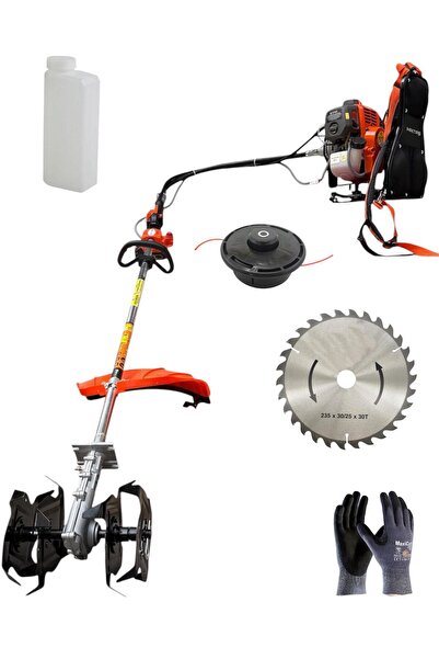 ADER Otomatik 2.1 Hp Sırt Çantalı Ot Kesme Ve Ahtapot Çapa Aparatı