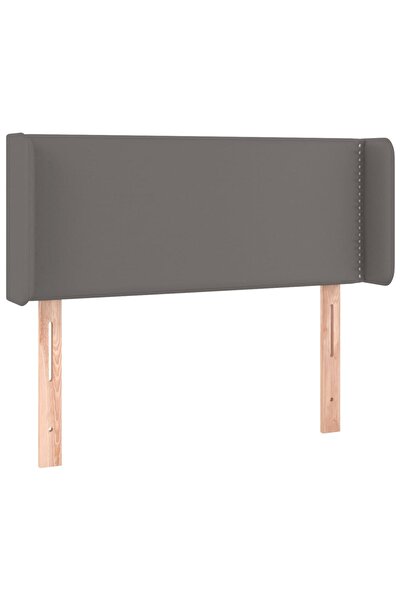 vidaxl Grey headboard with wings 83x16x78/88 cm eco- Leather