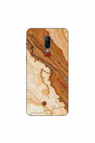 OEM Husa compatibila cu OnePlus 6 Silicon Gel Tpu Model Caramel Marble Dream