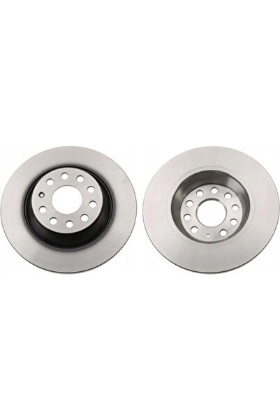 OEM Set 2 discuri frana DF6504, TRW, Argintiu