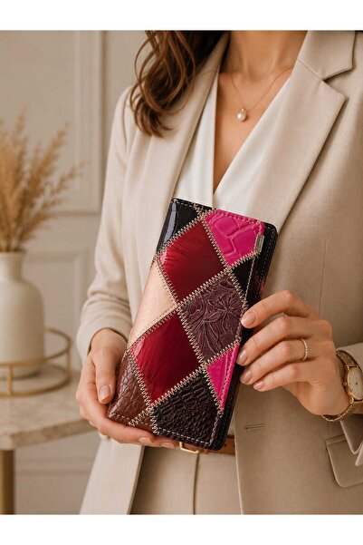 NN Women's Wallet "Colore Elegance" - Natural Leather