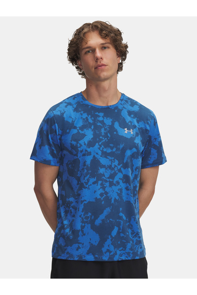 Under Armour Tricou bărbătesc UA Launch imprimat SS-BLU