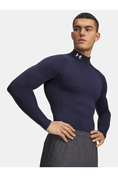 Under Armour Tričko CG Armour Comp Mock-NVY