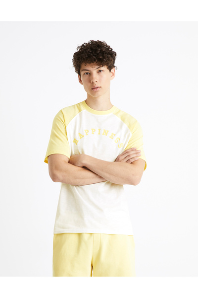 CELIO Tricou din bumbac Ceraglan Happiness