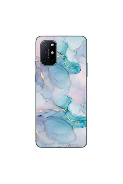 OEM Husa compatibila cu OnePlus 8T Silicon Gel Tpu Model Abstract Watercolor ...