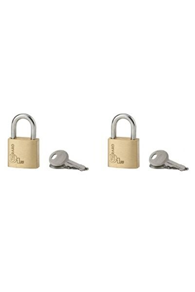 THIRARD Set of 2 luggage padlocks, with key, TYPE 1, 20 mm, with same opening...