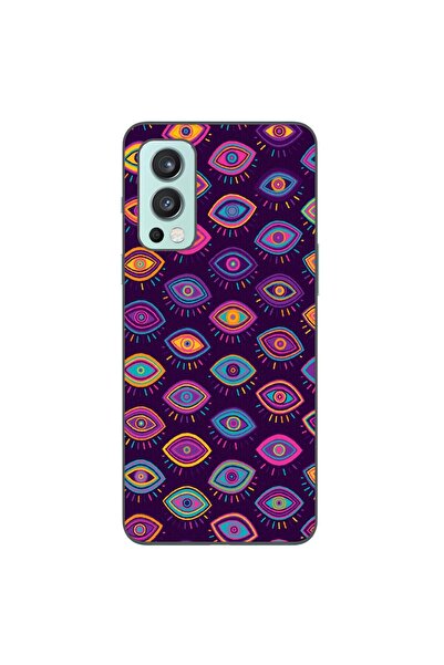 OEM Husa compatibila cu OnePlus Nord 2 Silicon Gel Tpu Model Tribal Eyes