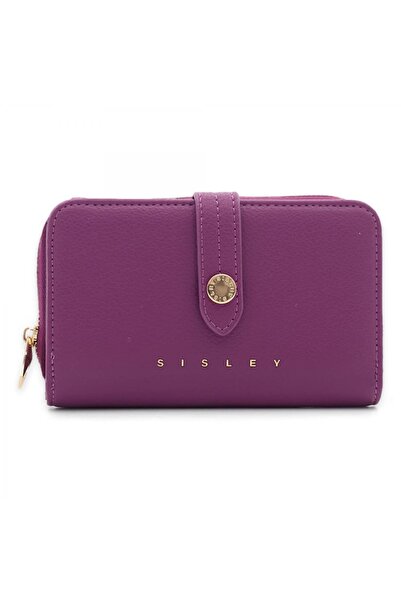 Sisley Sly_313 10X16X2,5 Bordo Kadın Cüzdan
