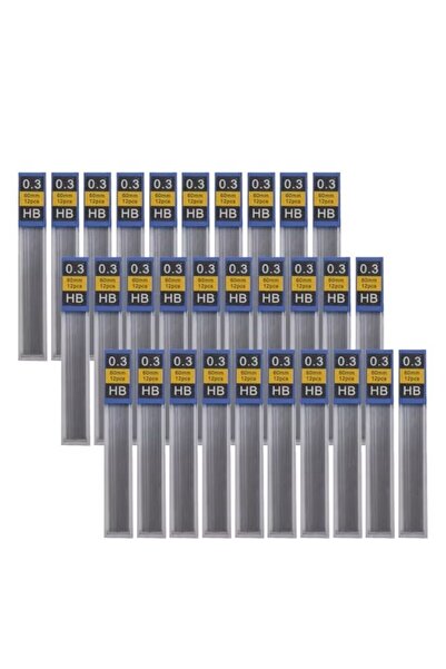 Generic Pencil Leads - 5-Pack HB Mechanical Pencil Refills - 0.3mm, 0.5mm, 0....