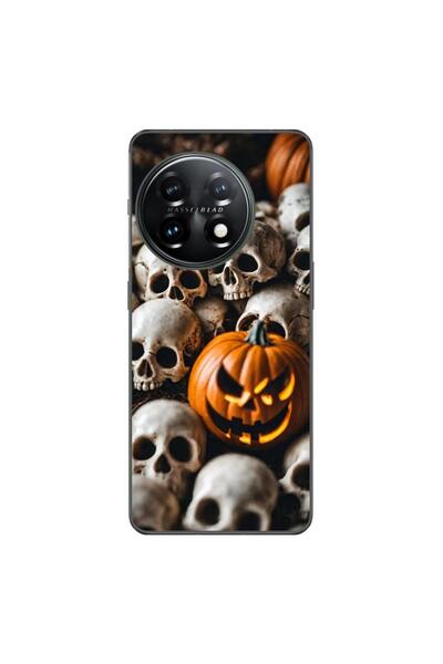 OEM Θήκη συμβατή με OnePlus 11 από σιλικόνη gel TPU με σχέδιο Halloween: Νεκρ...