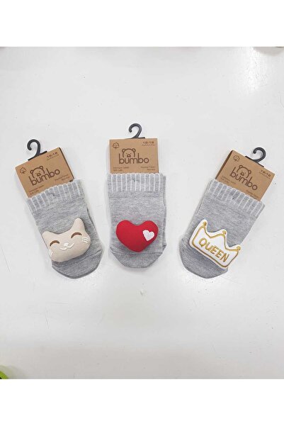 Baby by Bumbo 3-Pack of Non-Slip Baby Socks with Accessories