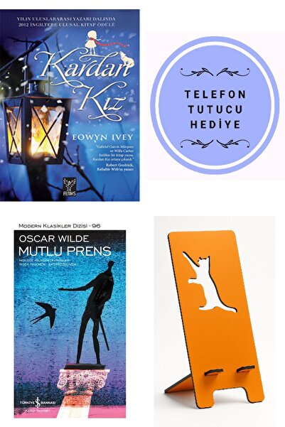 TÜRKİYE İŞ BANKASI KÜLTÜR YAYINLARI Cardan Girl + Happy Prince + Phone Holder