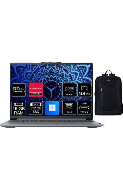 LENOVO Ideapad Slim 3 AMD Ryzen 5-7535HS 16GB 512GB SSD 15.6" FHD Windows 11 ...