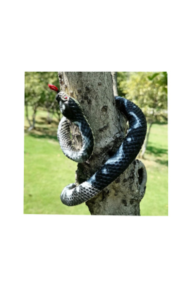 CasaDesteapta.ro Fake Rubber Snake Toy, 100cm, black