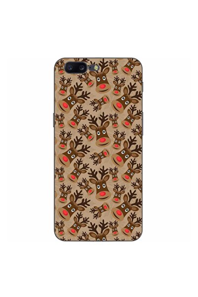 OEM Husa compatibila cu OnePlus 5 Silicon Gel Tpu Model Craciun Rudolf Pattern