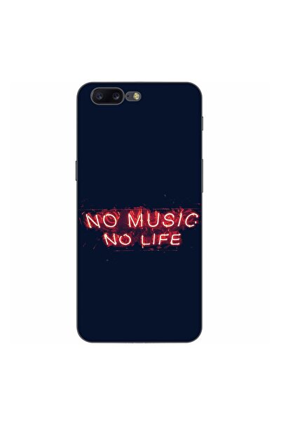 OEM Husa compatibila cu OnePlus 5 Silicon Gel Tpu Model No Music No Life
