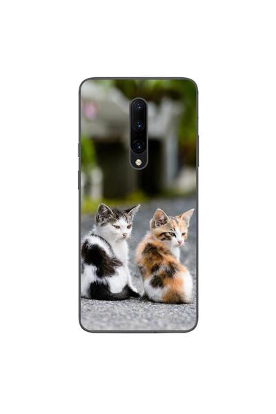 OEM Husa compatibila cu OnePlus 7 Pro Silicon Gel Tpu Model Kitties