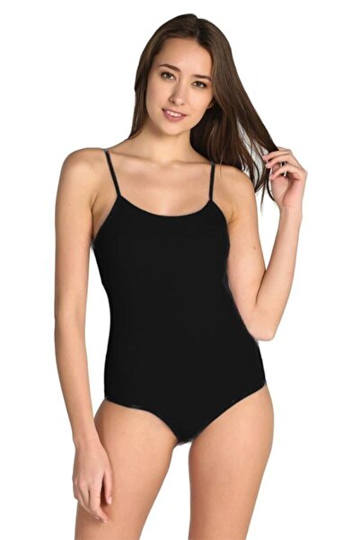 BENALİ Women's Snap-On Bodysuit with Rope Strap 6001