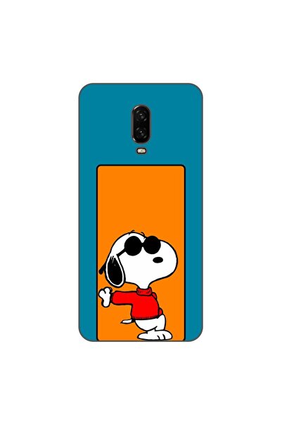 OEM Θήκη συμβατή με OnePlus 6T Σιλικόνης Gel TPU Μοντέλο Snoopy