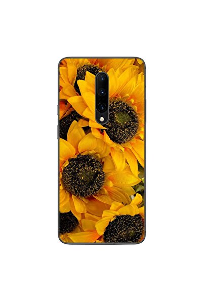 OEM Husa compatibila cu OnePlus 7 Pro Silicon Gel Tpu Model Floarea Soarelui