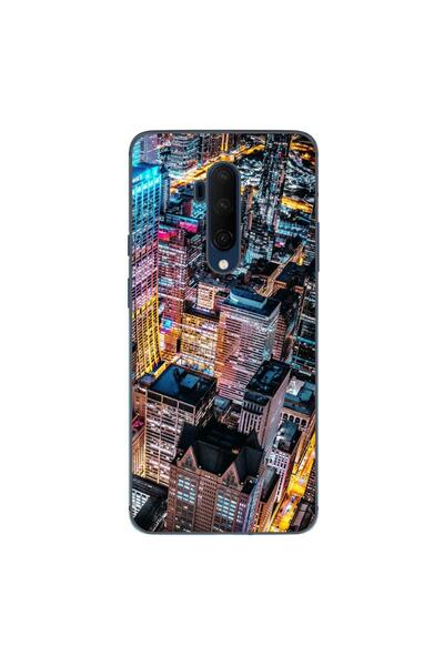 OEM Husa compatibila cu OnePlus 7T Pro Silicon Gel Tpu Model Night City