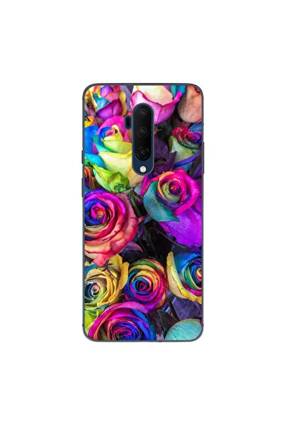 OEM Husa compatibila cu OnePlus 7T Pro Silicon Gel Tpu Model Trandafiri Colorati