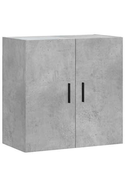 vidaxl Wall cabinet, concrete grey, 60x31x60 cm, composite wood