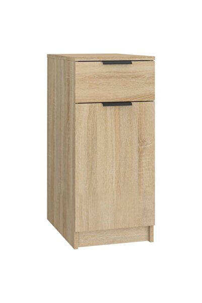 vidaxl Office cabinet, sonoma oak, 33.5x50x75 cm, processed wood