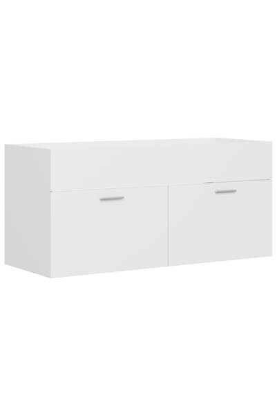 vidaxl Sink cabinet, white, 100x38.5x46 cm, chipboard