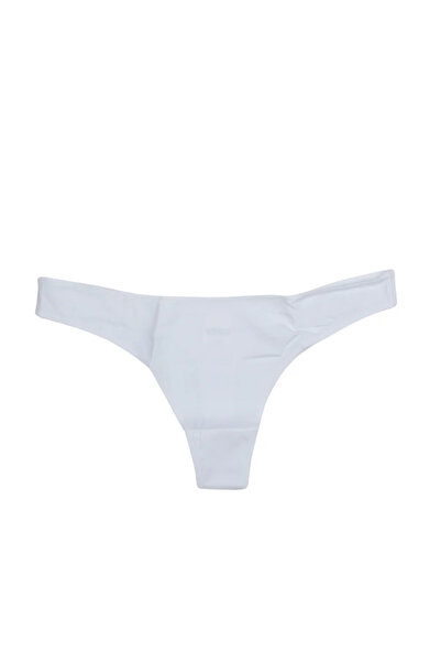Serena Ultra-Soft Invisible White Thong Panties