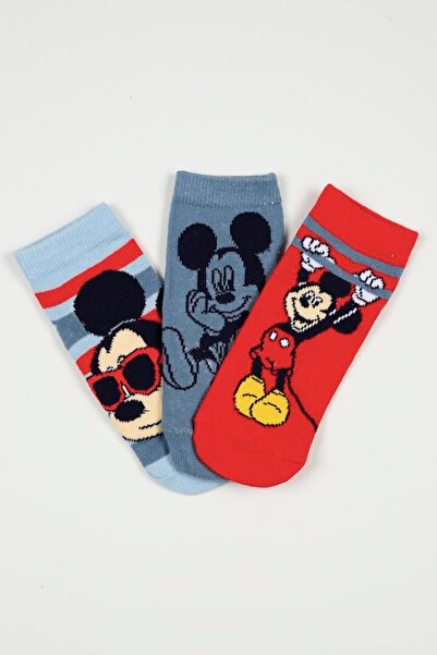 Disney Παιδικές Κάλτσες για Αγόρι Mickey Mouse Χρώματος Πολύχρωμο EZO6045.PACK2