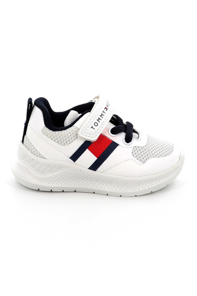 Tommy Hilfiger Παιδικό Αθλητικό Παπούτσι για Αγόρι Χρώματος Λευκό T1X9-34369-...