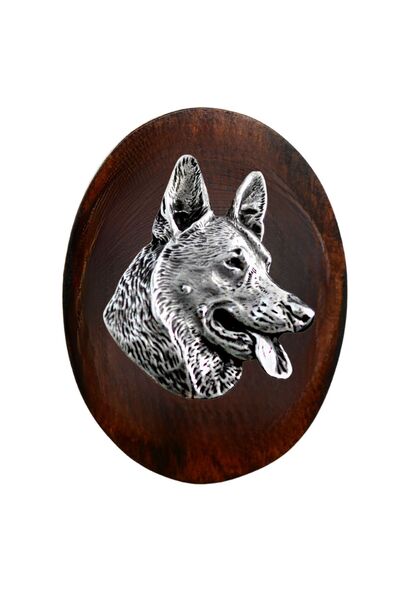 Art - Dog German Shepherd Dog, Alsatian Wolf Dog - Dog show brooch, starter n...
