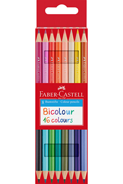 Faber Castell Двуцветни цветни моливи 8*2 ФАБЕР-КАСТЕЛ