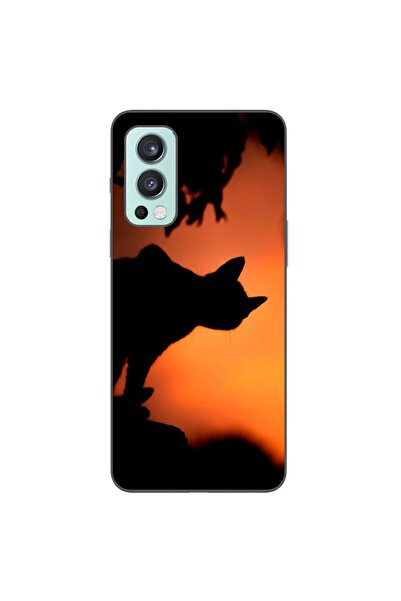 OEM Husa compatibila cu OnePlus Nord 2 Silicon Gel Tpu Model Halloween Pisica...