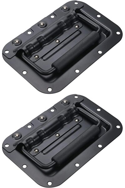 Arabest 2-Pack Aviation Case Handle,8mm Spring-Loaded,Heavy-Duty,Rubber Grip,...