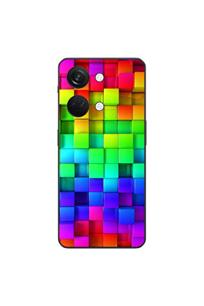 OEM Husa compatibila cu OnePlus Nord 3 Silicon Gel Tpu Model Colorful Cubes