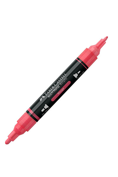 Faber Castell Акрилен маркер Мултимарк Цвят 124 Червен Фабер-Кастел