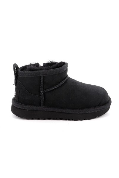UGG Παιδικό Μποτάκι για Κορίτσι T Classic Ultra Mini Χρώματος Μαύρο 1130750T