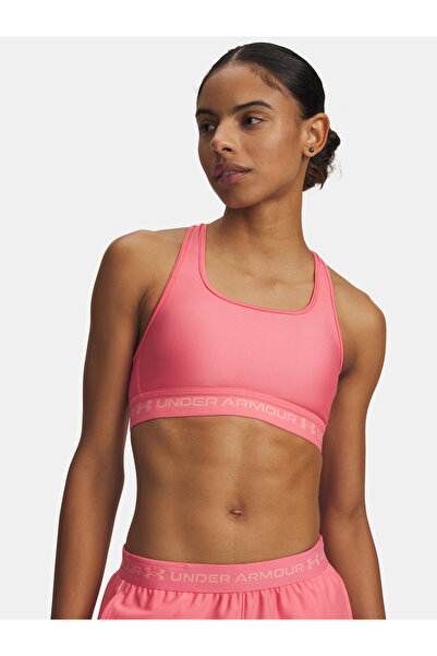 Under Armour Dámská podprsenka Crossback Mid Bra-PNK