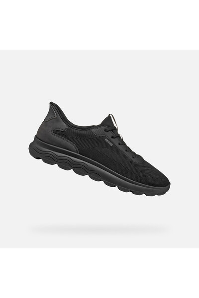 Geox Adidași negri pentru bărbați Spherica Plus