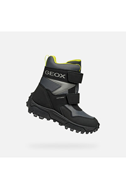 Geox Pantofi de gleznă pentru băieți, gri, model Himalaya B ABX