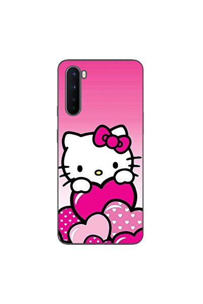 OEM Husa compatibila cu OnePlus Nord Silicon Gel Tpu Model Hello Kitty Pink H...