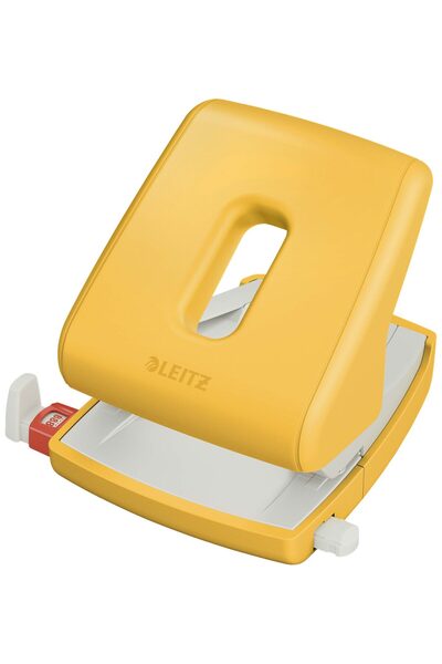 Leitz Hole punch 30 sheets model 5004 yellow amber COSY