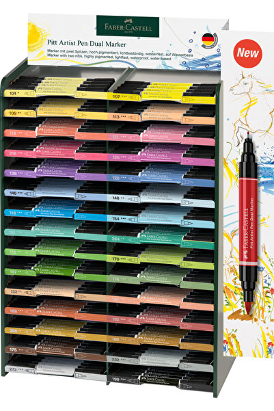 Faber Castell DISPLAY 120 PCS PITT ARTIST PEN DUAL MARKER FABER-CASTELL