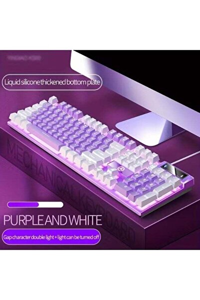 ViViRaSmi Dazzle Series Pro Wired Gaming Keyboard – Rainbow RGB Backlit Mecha...