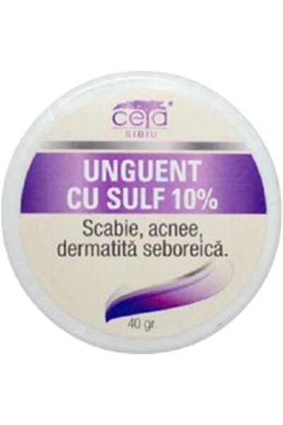 Ceta Sibiu Unguent cu Sulf 10% Ceta, 40g