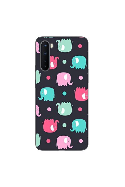 OEM Husa compatibila cu OnePlus Nord Silicon Gel Tpu Model Pattern Elefant