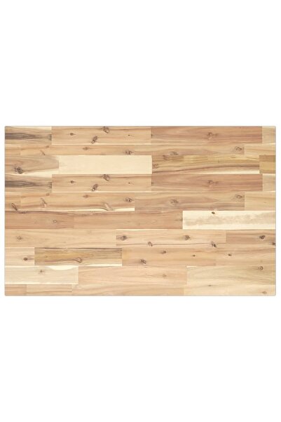 vidaxl Blat de baie netratat, 80x50x2 cm, lemn masiv de acacia