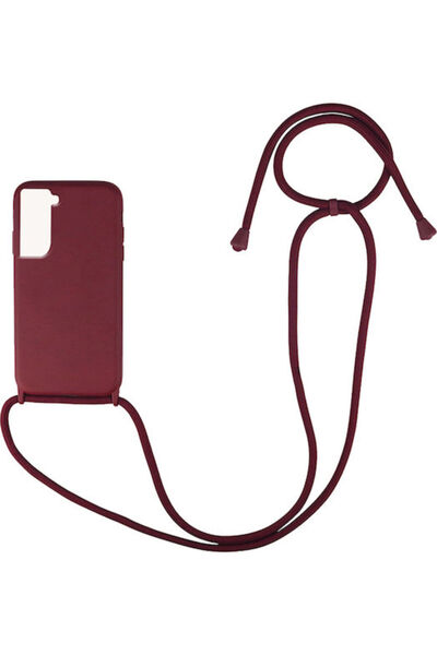 Other Sonique CarryHang Πίσω Θήκη Σιλικόνης 0.5mm με Λουράκι Μπορντό (Galaxy ...